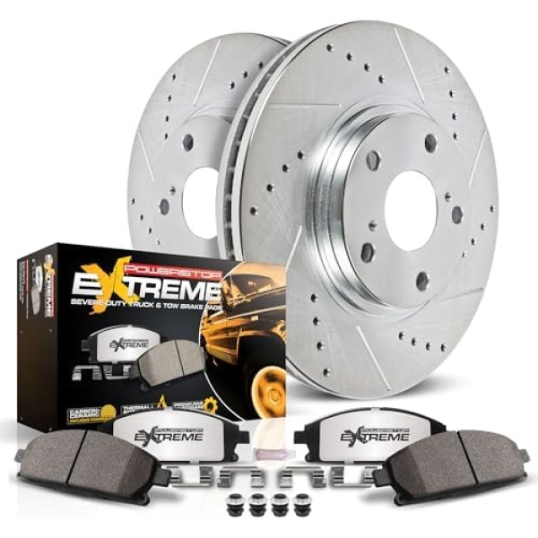 Power Stop Front Brake Kit For 2020-2021 Ford Expedition, 2010-2020 F-150