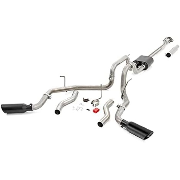 Rough Country Dual Cat-Back Exhaust for 2009-2014 F-150 2WD/4WD