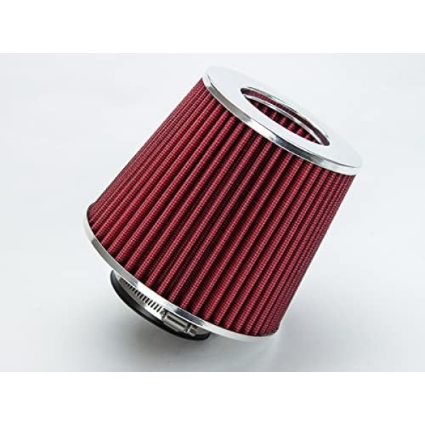 RED 2.5" 63.5 mm Inlet Cold Air Cone Replacement Quality Performance Washable