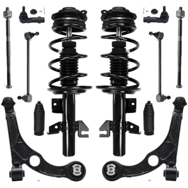 Detroit Axle - Front End 12pc Suspension Kit for 2013-2016 Dodge Dart 2014 2015