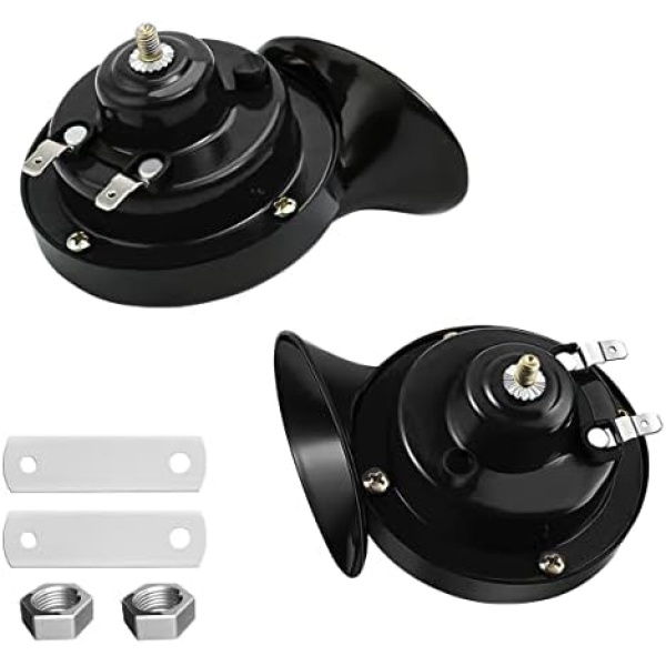 Super Loud Train Horns, Car Waterproof Durable Air Electric Snail Horn, 12V