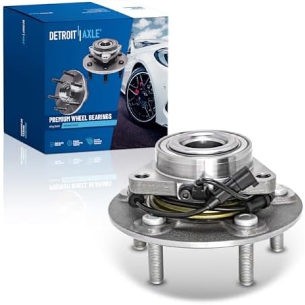 Detroit Axle - Front Wheel Bearing Hub for 2012-2018 Dodge Ram 1500, 2013 2014