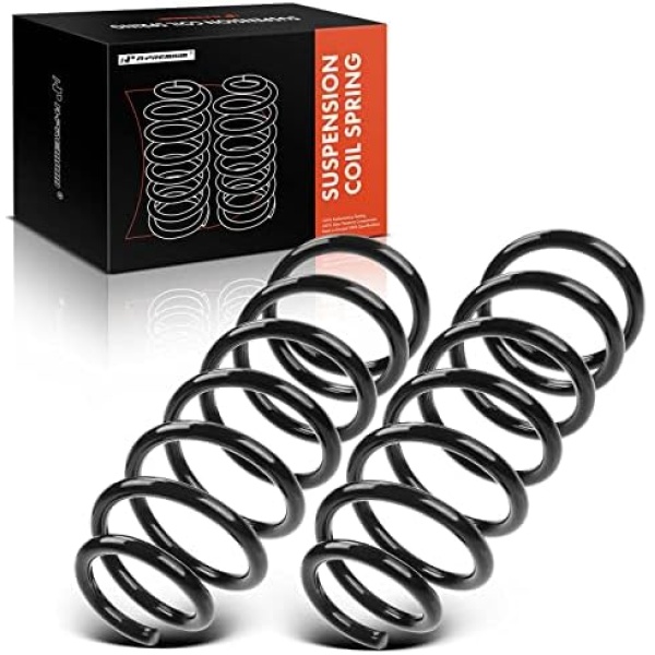 A-Premium 2Pcs Rear Suspension Coil Spring Set Compatible with Honda Civic 2006