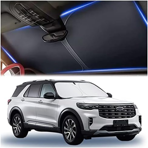 240T Thickened Automotive Glass Sunshade and Comes with Storage Bag,Keep Car