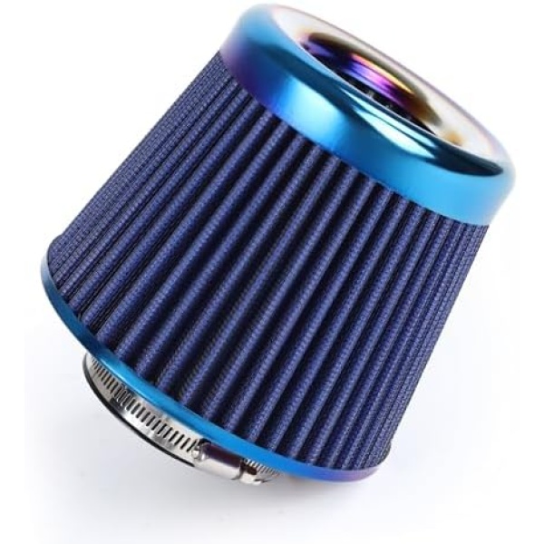 Universal Cold Air Intake Filter Clamp-On Replacement Air Filter Flange Diameter