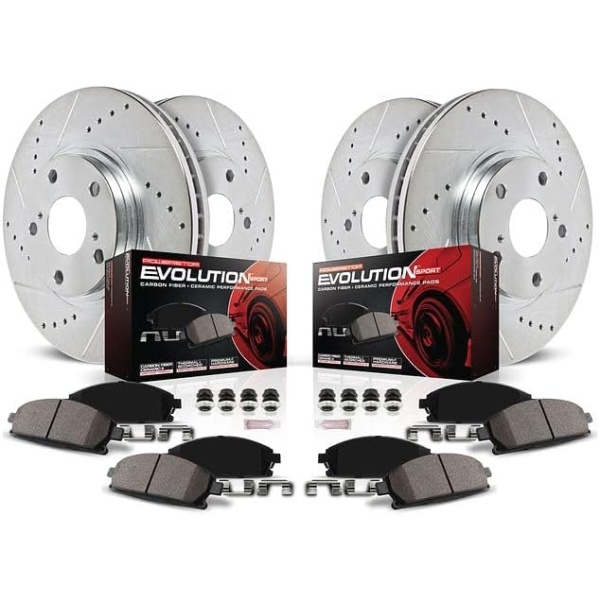 Power Stop Front and Rear Brake Kit For Mazda 3 2019-2023 [Model Specific]